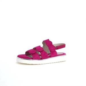 NEW BELLA COMFORTO women's jessa triple straps sandals in fuchsia